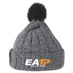 BONNET à POMPOM AVEC REVERS